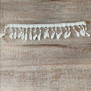 Cute boho claire’s feather necklace/choker